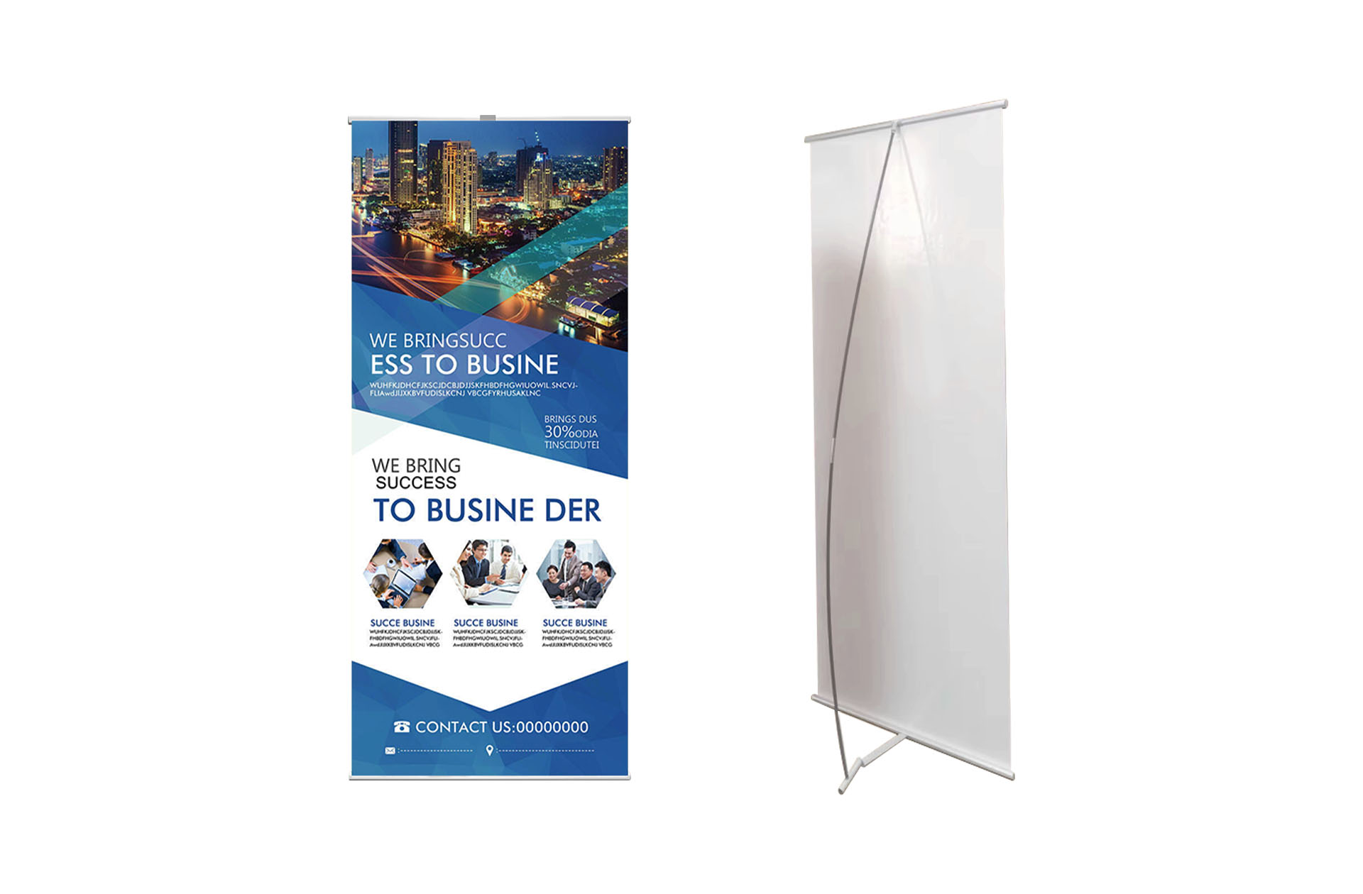 L type display stand